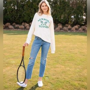 SOLD OUT ONLINE: Kiel James Patrick Newport Tennis Sweatshirt WORN ONCE